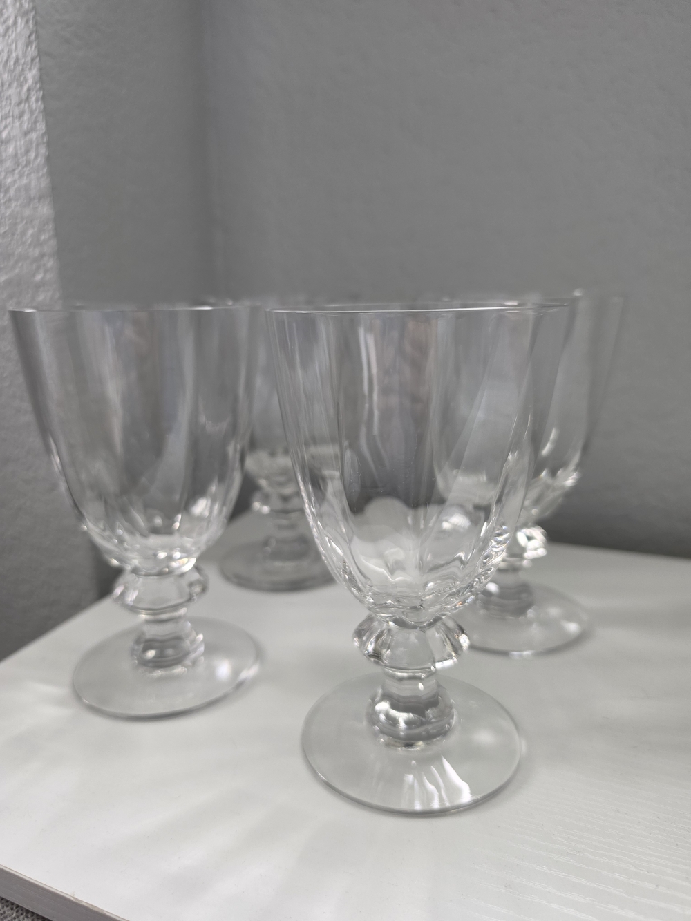 Vintage Heisey Crystolite Goblet Glasses - Set of 4